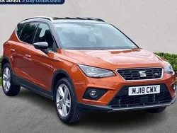 Orange Used 2017 Seat Arona FR SUV | £11,374 (Fair price)