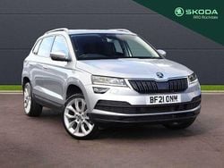 Brilliant silver metallic Used 2021 Skoda Karoq SUV | £22,500 (Fair price)