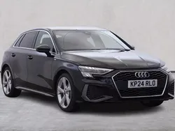 Black Used 2024 Audi A3 S-Line Hatchback | £28,031 (Fair price)