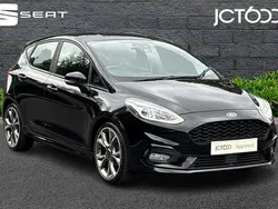 Black Used 2018 Ford Fiesta ST-Line Hatchback | £8,851 (Fair price)