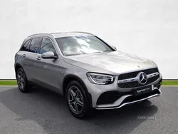 Silver Used 2021 Mercedes GLC220 AMG line Estate | £27,995 (Fair price)
