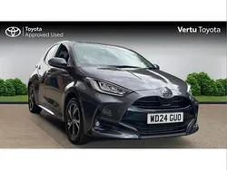Grey Used 2024 Toyota Yaris Hybrid Design Hatchback | £19,198 (Fair price)