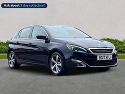 Blue Used 2017 Peugeot 308 Allure Hatchback | £6,999 (Fair price)