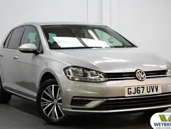 Silver Used 2017 VW Golf VII SE Hatchback | £9,995 (Fair price)