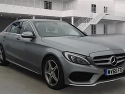 Silver Used 2015 Mercedes C220 AMG Line Premium Sedan | £16,595