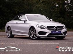 Silver Used 2018 Mercedes C220 AMG line Cabriolet | £18,299 (Good price)