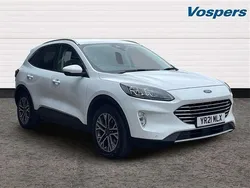 White Used 2021 Ford Kuga Titanium SUV | £20,700 (Fair price)
