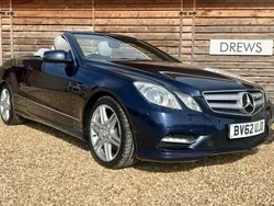 Blue Used 2012 Mercedes E250 Cabriolet | £6,895