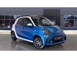 Blue metallic Used 2021 Smart ForFour Electric Drive Exclusive Hatchback | £8,987 (Fair price)