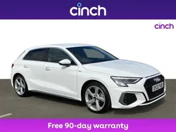 White Used 2022 Audi A3 S-Line Hatchback | £21,699 (Fair price)