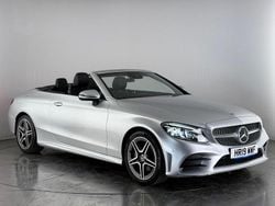 Silver Used 2019 Mercedes C200 AMG line Cabriolet | £17,050 (Super price)