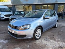 Blue Used 2010 VW Golf VI SE Hatchback | £3,750 (Fair price)