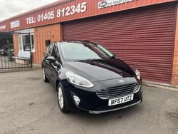 Black Used 2017 Ford Fiesta Zetec Hatchback | £8,889 (Fair price)