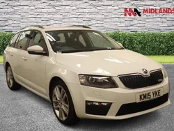 White Used 2015 Skoda Octavia vRS Estate | £10,700 (Fair price)