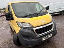 Yellow Used 2018 Peugeot Boxer Van | £4,795
