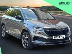 Graphite grey metallic Used 2024 Skoda Karoq SportLine SUV | £25,400 (Good price)