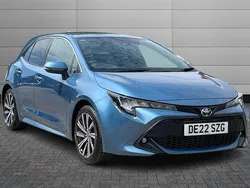 Obsidian blue Used 2022 Toyota Corolla Design Hatchback | £17,495 (Fair price)