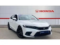 White Used 2023 Honda Civic Advance Hatchback | £28,975 (Fair price)