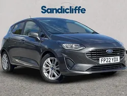 Magnetic (exclusive paint) Used 2021 Ford Fiesta Titanium Hatchback | £12,700 (Fair price)