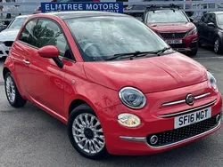 Pink Used 2016 Fiat 500 Lounge Hatchback | £4,999 (Fair price)