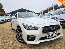 White Used 2016 Infiniti Q50 Sport Tech Sedan | £9,995 (Fair price)