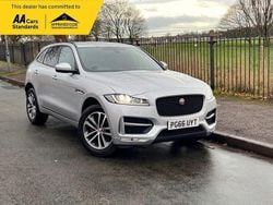 Silver Used 2017 Jaguar F-Pace R-Sport SUV | £11,995 (Good price)