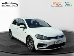 White Used 2018 VW Golf VII R-line Hatchback | £13,795 (Fair price)