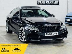 Black Used 2014 Mercedes E250 AMG line Coupe | £7,500 (Fair price)