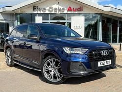 Blue Used 2021 Audi Q7 Advanced SUV | £54,410 (Expensive)
