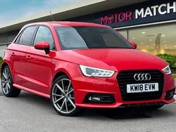Red Used 2018 Audi A1 Sportback Black Edition Hatchback | £12,790 (Fair price)