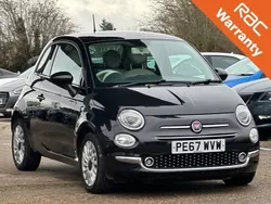 Black Used 2017 Fiat 500 Lounge Hatchback | £7,000 (Fair price)