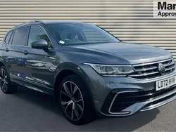 Grey Used 2022 VW Tiguan Allspace R-line SUV | £29,990 (Expensive)