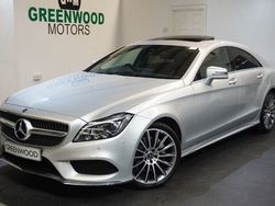 Silver Used 2017 Mercedes CLS350 AMG Line Premium Coupe | £14,490 (Good price)