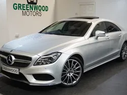 Silver Used 2017 Mercedes CLS350 AMG Line Premium Coupe | £14,490 (Fair price)