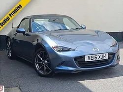 Blue Used 2016 Mazda MX5 Inclusive Cabriolet | £12,950 (Fair price)