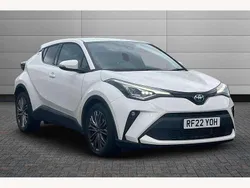 White Used 2022 Toyota C-HR SUV | £21,450 (Fair price)