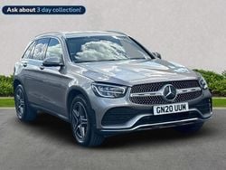 Silver Used 2020 Mercedes GLC220 AMG line Estate | £20,999 (Good price)