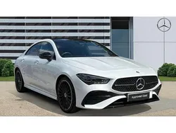 White Used 2023 Mercedes CLA180 AMG Line Premium Plus Sedan | £30,478 (Fair price)