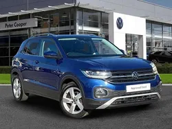 Blue Used 2021 VW T-Cross SEL SUV | £17,691 (Fair price)