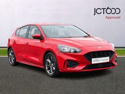 Red Used 2019 Ford Focus ST-Line Hatchback | £10,200 (Fair price)