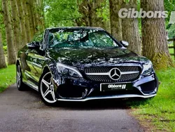 Black Used 2017 Mercedes C220 AMG line Cabriolet | £14,470 (Fair price)