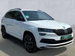 White Used 2021 Skoda Karoq SportLine SUV | £23,590 (Fair price)