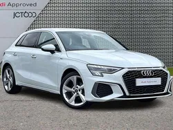 White Used 2022 Audi A3 S-Line Hatchback | £21,366 (Fair price)