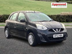 Black Used 2013 Nissan Micra Visia Hatchback | £3,850 (Fair price)