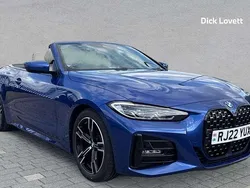 Blue Used 2022 BMW 420 M Sport Cabriolet | £32,890 (Fair price)