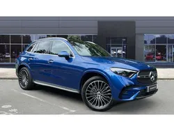 Blue Used 2024 Mercedes GLC300e AMG line SUV | £59,761 (Fair price)