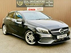 Black Used 2016 Mercedes A180 AMG line Hatchback | £9,990 (Expensive)