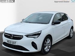 Brilliant jade white Used 2021 Vauxhall Corsa Elite Hatchback | £10,295 (Fair price)