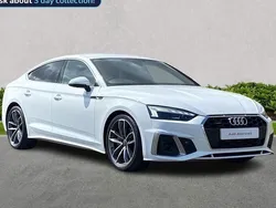 White Used 2021 Audi A5 Sportback S-Line Hatchback | £26,000 (Fair price)