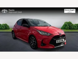 Orange Used 2021 Toyota Yaris Hybrid Edition Hatchback | £15,429 (A bit pricey)